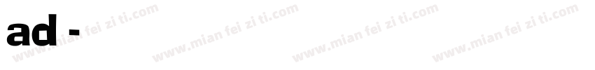 ad钙字体转换