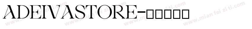 ADEIVASTORE字体转换