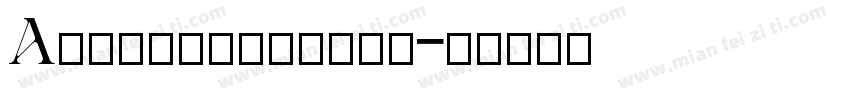 Adeliaregular字体转换