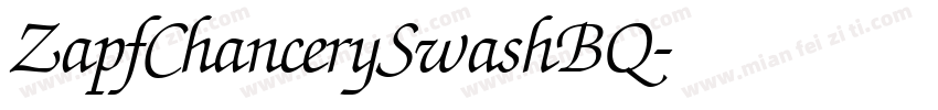 ZapfChancerySwashBQ字体转换