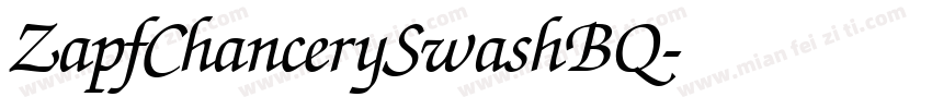 ZapfChancerySwashBQ字体转换