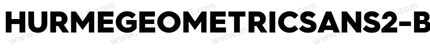 HURMEGEOMETRICSANS2-BLAC字体转换
