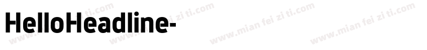 HelloHeadline字体转换