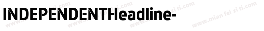 INDEPENDENTHeadline字体转换