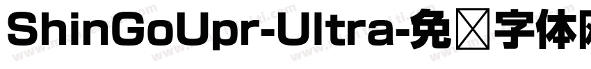 ShinGoUpr-Ultra字体转换