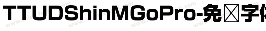 TTUDShinMGoPro字体转换