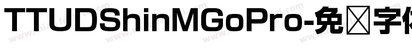 TTUDShinMGoPro字体转换