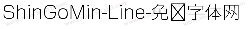 ShinGoMin-Line字体转换