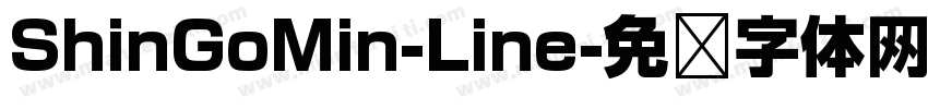 ShinGoMin-Line字体转换
