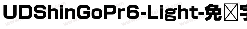 UDShinGoPr6-Light字体转换