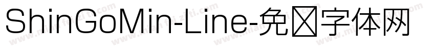 ShinGoMin-Line字体转换