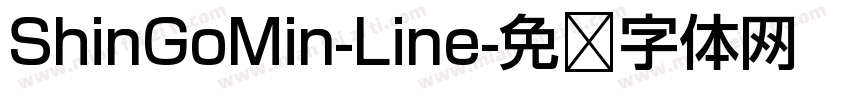ShinGoMin-Line字体转换