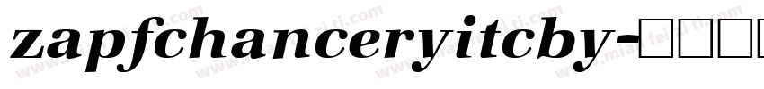 zapfchanceryitcby字体转换