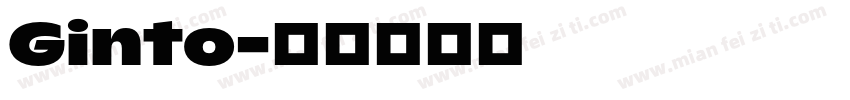 Ginto字体转换
