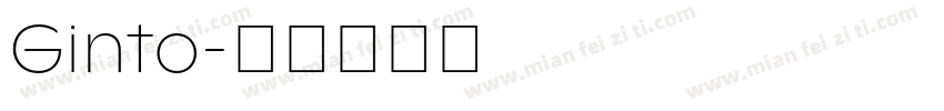 Ginto字体转换