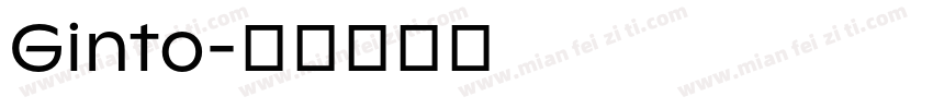 Ginto字体转换