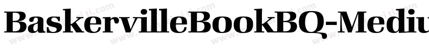 BaskervilleBookBQ-Medium字体转换