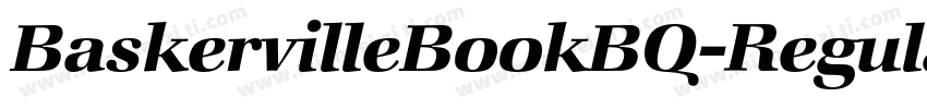 BaskervilleBookBQ-Regular字体转换