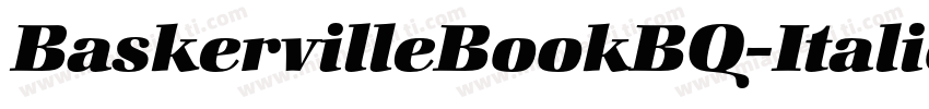BaskervilleBookBQ-Italic字体转换