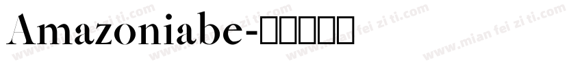 Amazoniabe字体转换