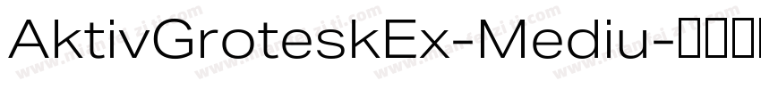 AktivGroteskEx-Mediu字体转换