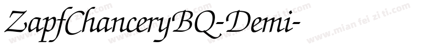 ZapfChanceryBQ-Demi字体转换