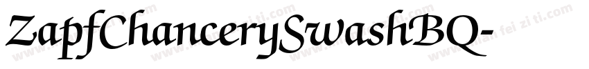 ZapfChancerySwashBQ字体转换