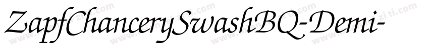 ZapfChancerySwashBQ-Demi字体转换