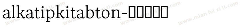 alkatipkitabton字体转换
