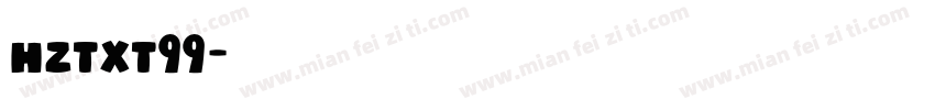 hztxt99字体转换