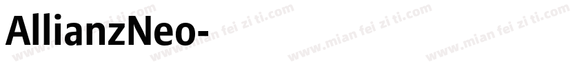 AllianzNeo字体转换