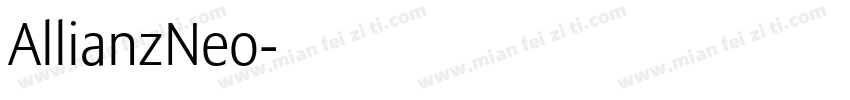 AllianzNeo字体转换