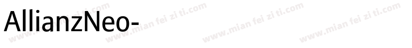 AllianzNeo字体转换