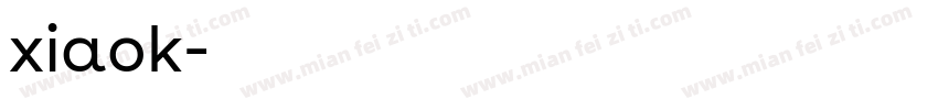 xiaok字体转换