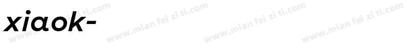 xiaok字体转换