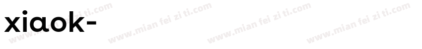 xiaok字体转换