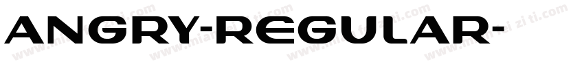 Angry-Regular字体转换