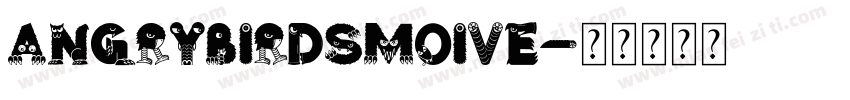 AngryBirdsMoive字体转换