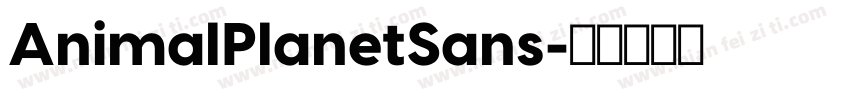 AnimalPlanetSans字体转换