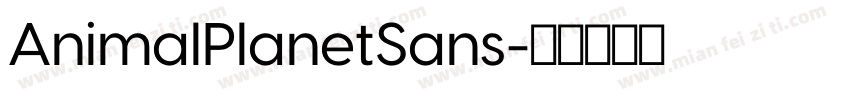 AnimalPlanetSans字体转换