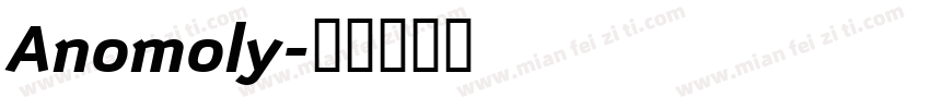 Anomoly字体转换