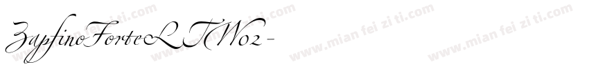 ZapfinoForteLTW02字体转换