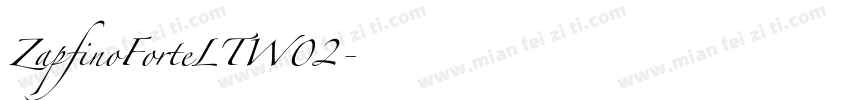 ZapfinoForteLTW02字体转换