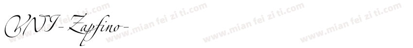 VNI-Zapfino字体转换