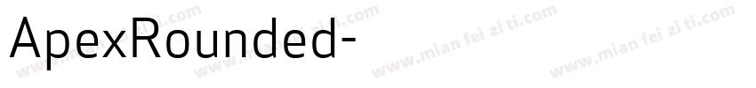 ApexRounded字体转换