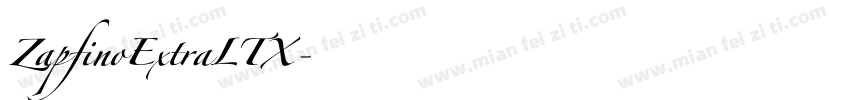 ZapfinoExtraLTX字体转换
