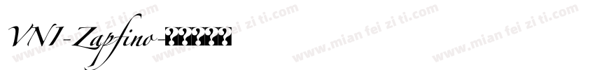 VNI-Zapfino字体转换