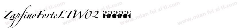 ZapfinoForteLTW02字体转换