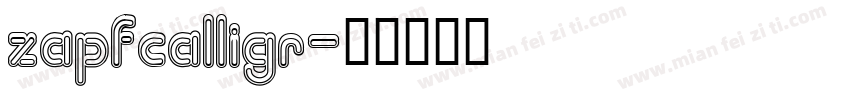 zapfcalligr字体转换
