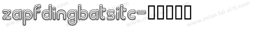 zapfdingbatsitc字体转换